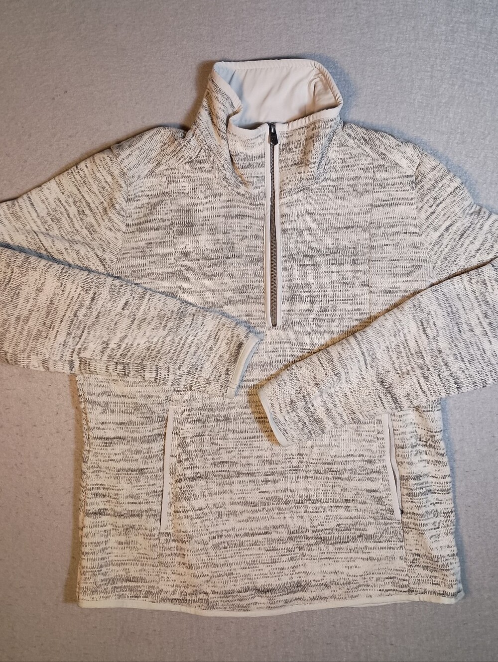 Kuhl Ascendyr 1/4 Zip Hiking Outdoors Pockets Warm Ash Women's Sz Large Pullover